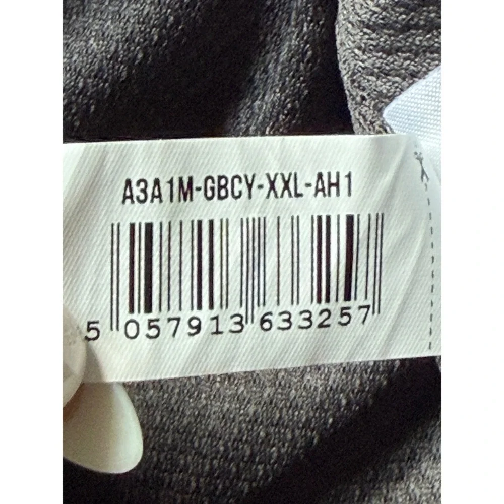 Gymshark Full Zip Bomber Jacket‎ Mens XXL Charcoal Gray Lightweight A3A1M